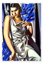 Wall art print Portrait of Mrs. M. - Tamara de Lempicka