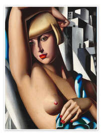Wall art print Portrait of Suzy Solidor - Tamara de Lempicka