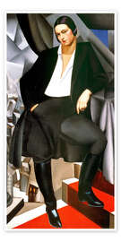 Wall art print Portrait of the Duchess of La Salle, 1925 - Tamara de Lempicka