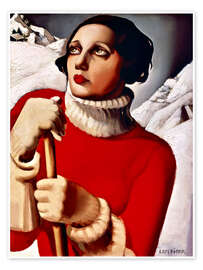Wall art print Saint Moritz - Tamara de Lempicka