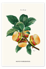 Wall art print Burger Plant - Jonas Loose