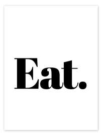 Wall art print Eat - Finlay and Noa