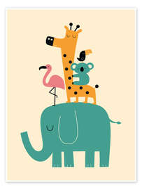 Wall art print Moving On - Andy Westface