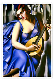 Wall art print The musician - Tamara de Lempicka