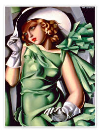 Wall art print Young Lady with Gloves - Tamara de Lempicka