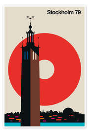 Wall art print Stockholm 79 - Bo Lundberg