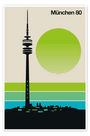 Wall art print München 80 - Bo Lundberg