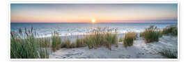 Wall art print Sunset at the Beach II - Jan Christopher Becke