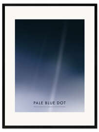 Framed art print Pale Blue Dot - NASA