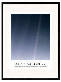 Framed art print Earth - Pale Blue Dot - NASA