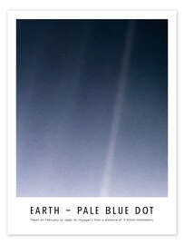 Poster Earth - Pale Blue Dot - NASA