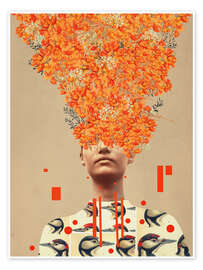 Wall art print Bird Flight in Autumn - Frank Moth