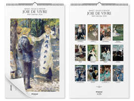 Wall calendar Impressionism calendar - Joie de vivre 2026