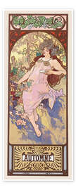 Wall art print The Four Seasons - Autumn (Automne) - Alfons Mucha