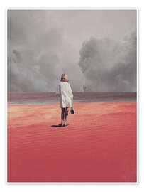 Wall art print Watching you Leave me  Didn't want to - Frank Moth