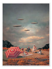 Wall art print Pretend They Never Came - Frank Moth