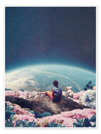 Wall art print My World Blossomed When I Loved You - Frank Moth