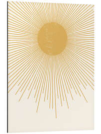 Aluminium print Minimalist sun - Olga Telnova