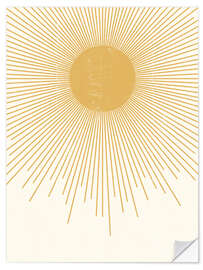 Wall sticker Minimalist sun - Olga Telnova
