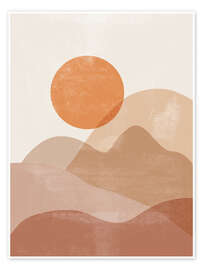Wall art print Sunrise in the mountains II - Olga Telnova
