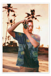 Wall art print Vincent on Vacation - Jonas Loose