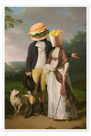 Wall art print The perfect match - Jonas Loose