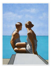 Wall art print The bathers according to George Hoyningen-Huene - Sarah Morrissette