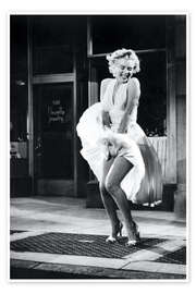 Poster Marilyn - The Seven Year Itch iconic pose - Celebrity Collection