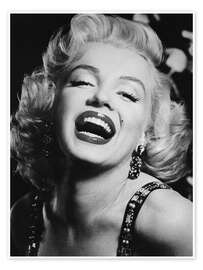 Wall art print Marilyn Monroe Lipstick - Celebrity Collection