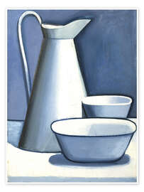 Wall art print Setting up with a pitcher - Vilhelm Lundstrøm