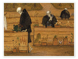 Wall art print The Garden of Death - Hugo Simberg
