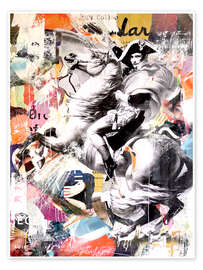 Wall art print Napoleon Pop Art - Michiel Folkers