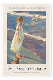 Wall art print Nature, as she Ought to be Seen - Joaquín Sorolla y Bastida
