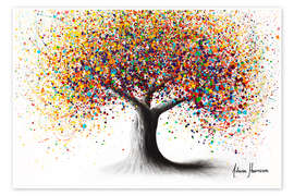Wall art print Rainbow Soul Tree - Ashvin Harrison