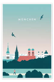 Wall art print Munich - Katinka Reinke