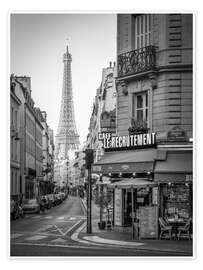 Poster Paris monochrome - Jan Christopher Becke