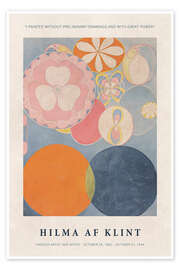 Wall art print I Painted With Great Power - Hilma af Klint