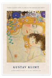 Wall art print As Long as the Canvases are Empty - Gustav Klimt