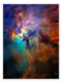 Poster Lagoon nebula - NASA