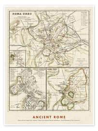 Poster Ancient Rome - Vintage Educational Collection