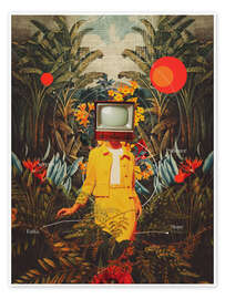 Wall art print She Came from the Wilderness - Frank Moth