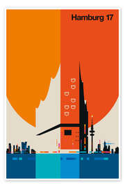 Wall art print Hamburg 17 - Bo Lundberg
