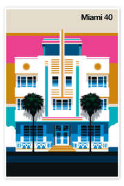 Wall art print Miami 40 - Bo Lundberg