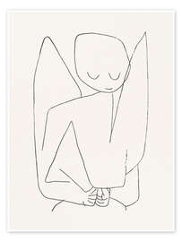 Wall art print Forgetful Angel, 1939 - Paul Klee