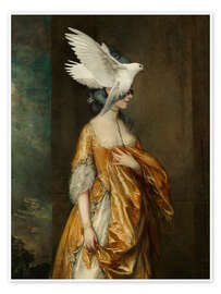 Wall art print Flightless Bird lI - Victoria Barnes