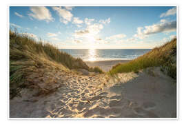 Wall art print Dunes On the Beach I - Jan Christopher Becke