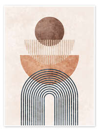 Wall art print Abstract Geometric Shapes II - TAlex