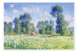Wall art print Spring at Giverny I - Claude Monet