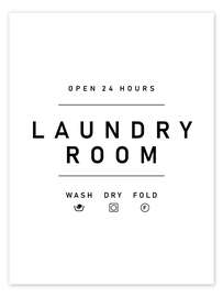 Poster Laundry Room - Finlay and Noa