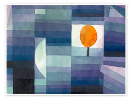 Wall art print The Harbinger of Autumn - Paul Klee